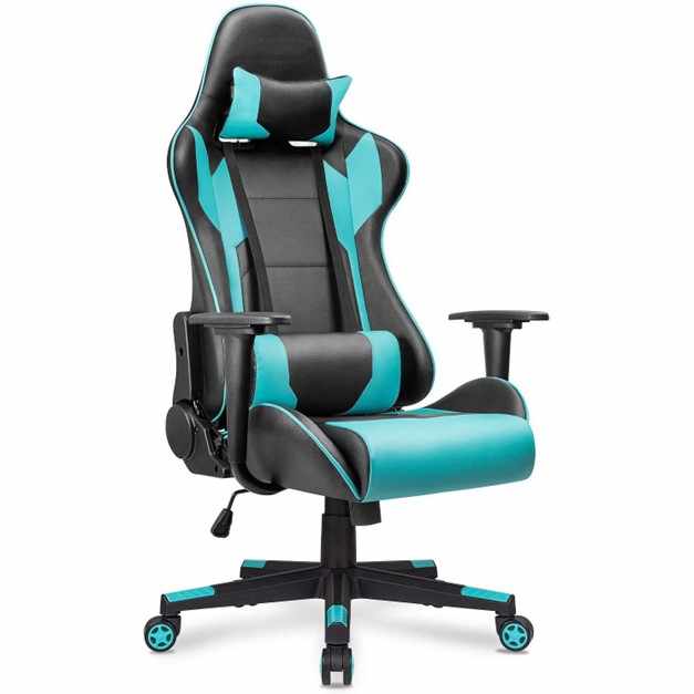 Best Leather Racing Gaming Chair Ergonomic Chair with Lumbar Most Popular High Quality Gaming Chair Aliexpress Shop Bulk Items
