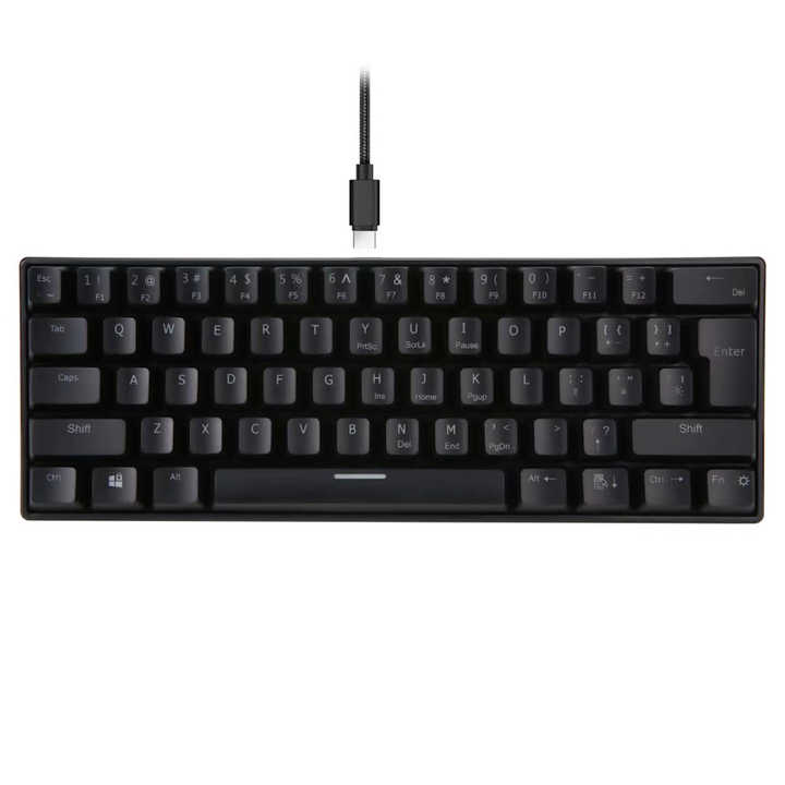 61 Key Computer Keyboard Mechanical Keyboard RGB Ergonomic Design Connected Keyboard Cheap Gaming Computer Gaming Computer Keybo
