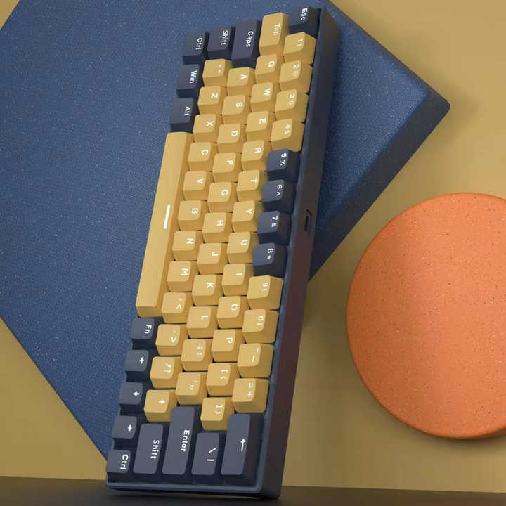 61 Key Computer Keyboard Mechanical Keyboard RGB Ergonomic Design Connected Keyboard Cheap Gaming Computer Gaming Computer Keybo