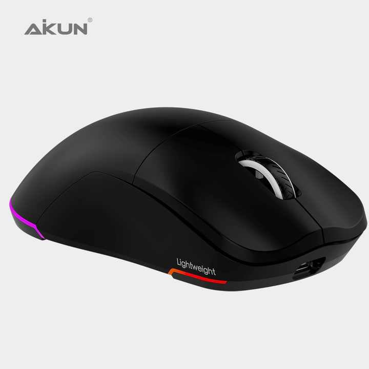 AIKUN GX43 Professional Wired 12800DPI Gaming Mouse with Two Upcovers Programmable RGB Backlight Macro Keys 1.8m Cable