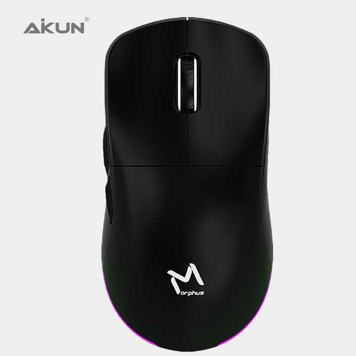 AIKUN GX43 Professional Wired 12800DPI Gaming Mouse with Two Upcovers Programmable RGB Backlight Macro Keys 1.8m Cable