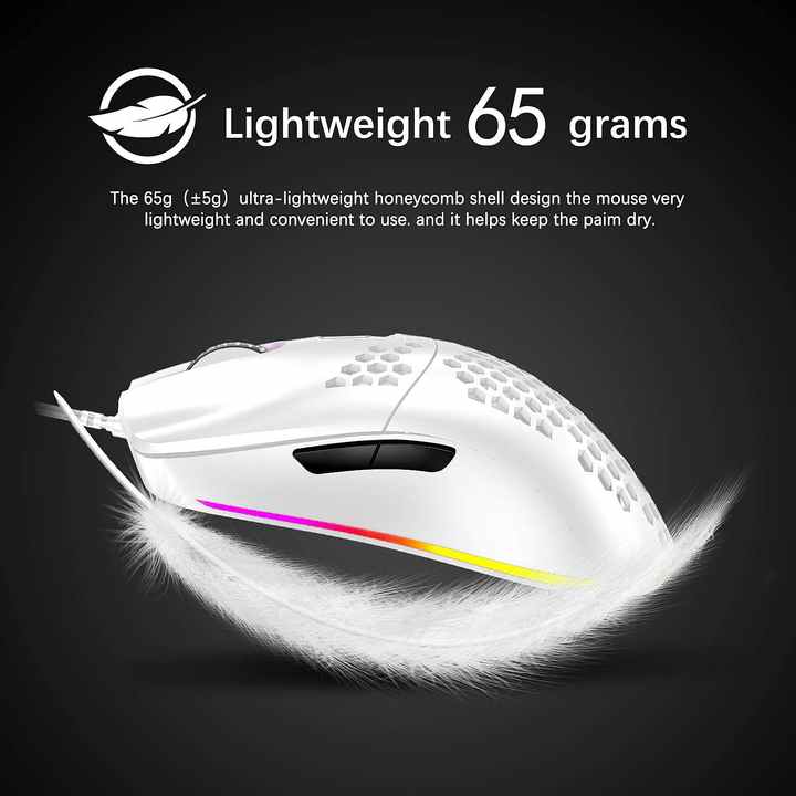 Usb  Gaming Mouse GX73 RGB Programmable Optical  Adjustable DPI 7200dpi  Oem  Wired Computer Mouse