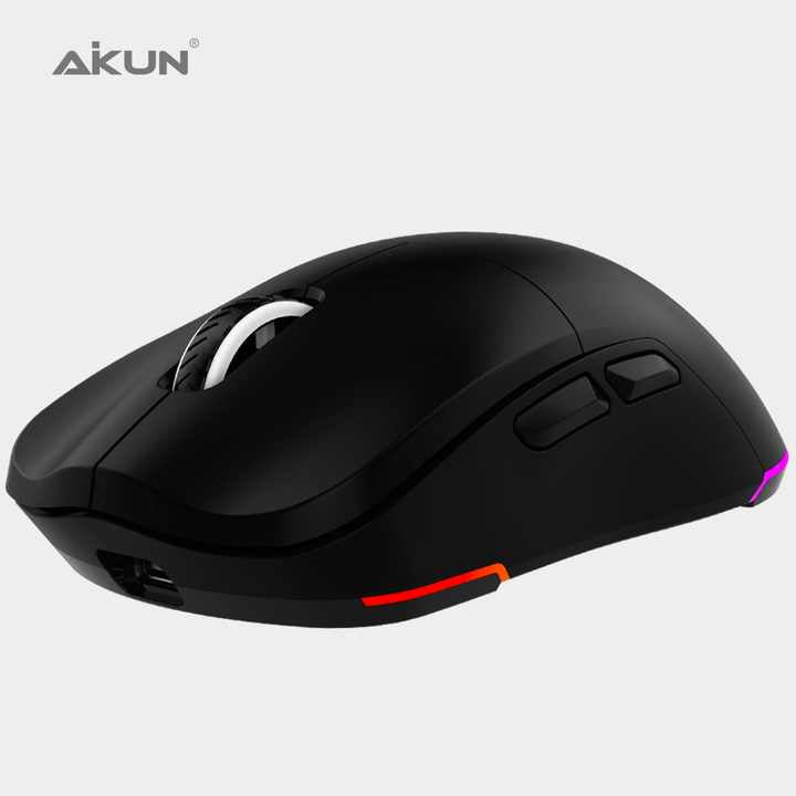 AIKUN GX43 Professional Wired 12800DPI Gaming Mouse with Two Upcovers Programmable RGB Backlight Macro Keys 1.8m Cable